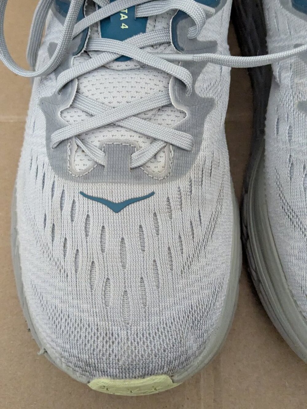 HOKA One One Gaviota 4 1123198 HMBT Men's Gray Running Shoes Size 11.5D - Picture 5 of 13
